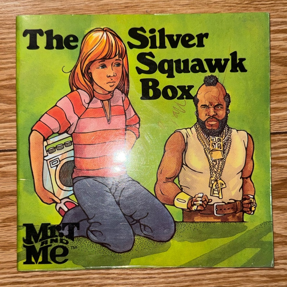 1985 Mr. T and Me The Silver Squawk Box Book